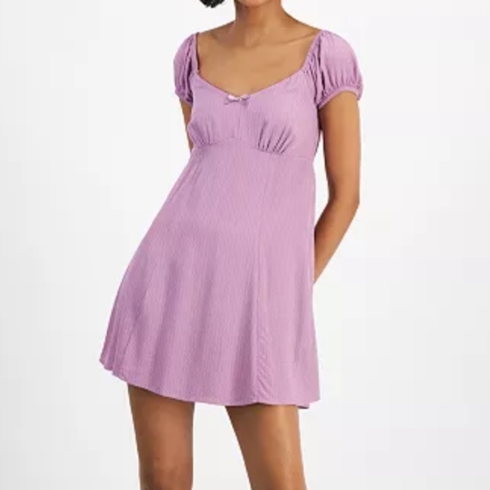 Self Esteem Lilac Mini Dress